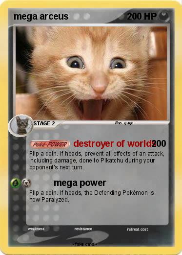 Pokemon mega arceus