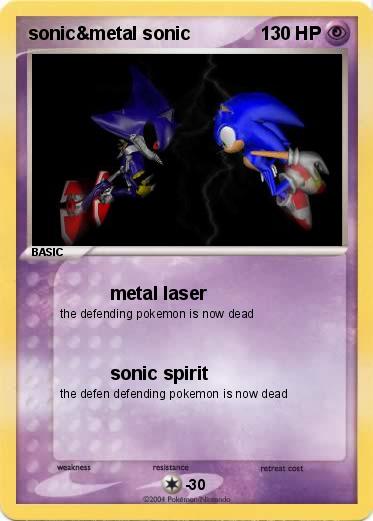 Pokemon sonic&metal sonic