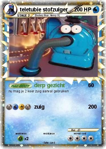 Pokemon teletubie stofzuiger