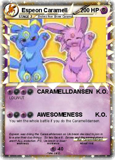Pokemon Espeon Caramell