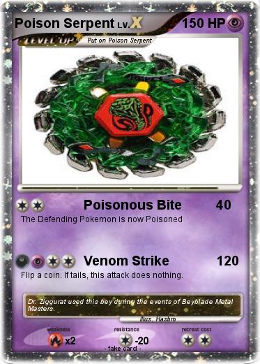 Pokemon Poison Serpent