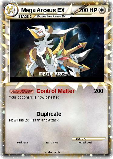 Pokemon Mega Arceus EX