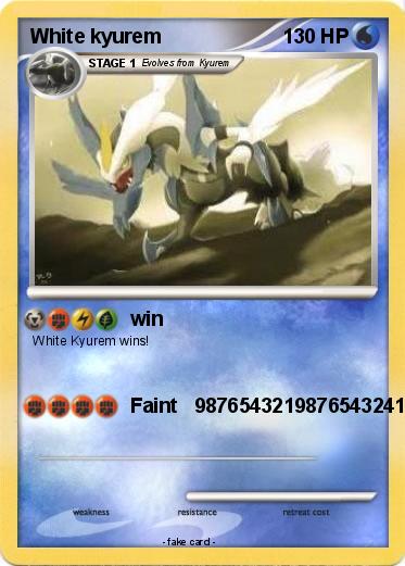 Pokemon White kyurem