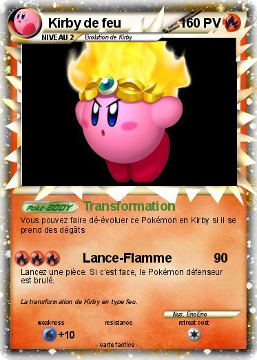 Pokemon Kirby de feu