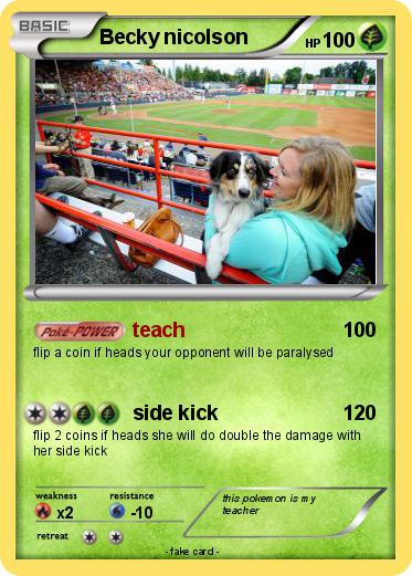 Pokemon Becky nicolson