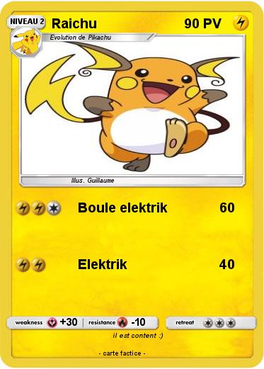 Pokemon Raichu
