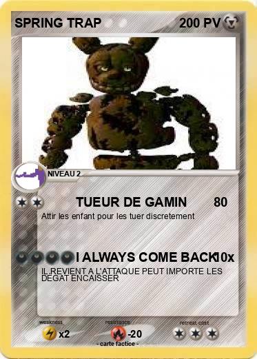Pokemon SPRING TRAP