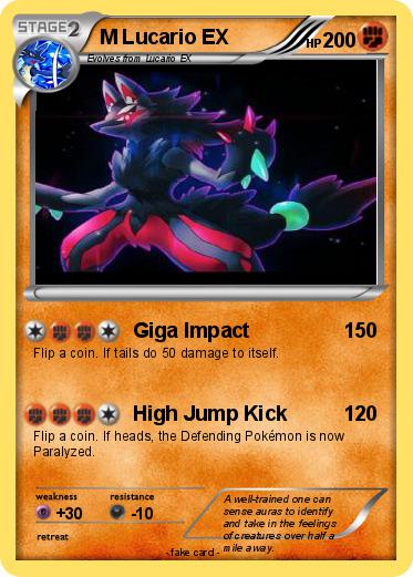 Pokemon M Lucario EX