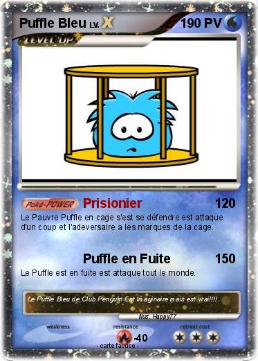 Pokemon Puffle Bleu