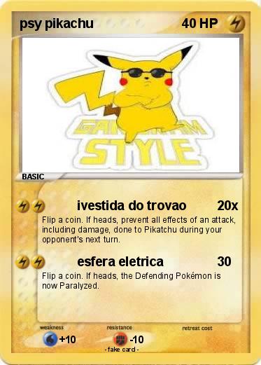 Pokemon psy pikachu