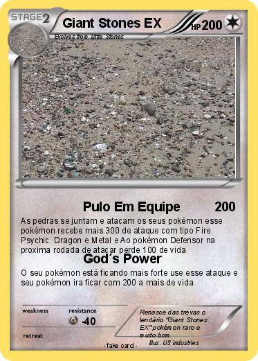 Pokemon Giant Stones EX