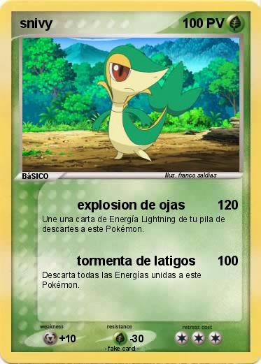 Pokemon snivy