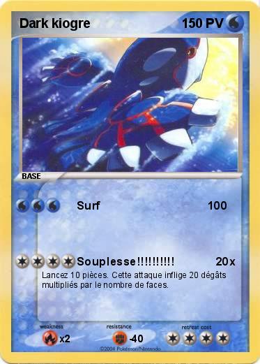 Pokemon Dark kiogre