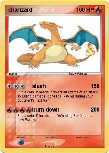 Pokemon charizard