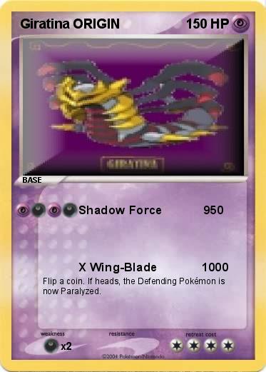 Pokemon Giratina ORIGIN