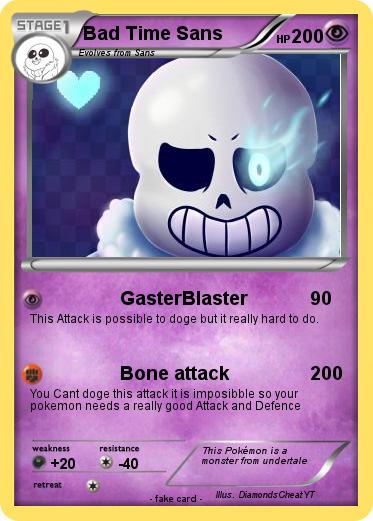 Pokemon Bad Time Sans