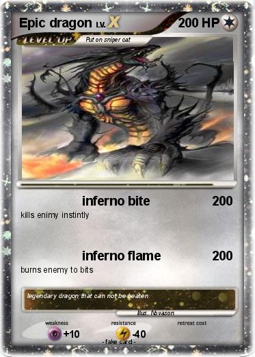 Pokemon Epic dragon