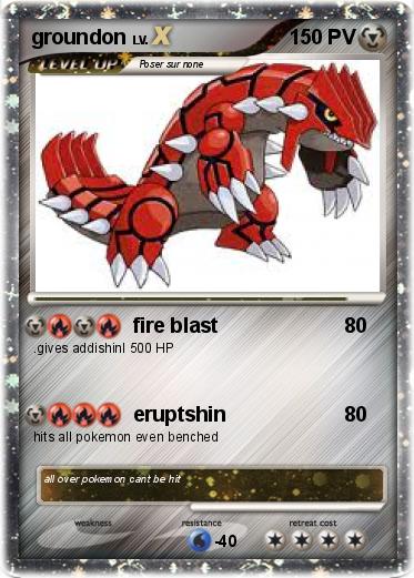 Pokemon groundon