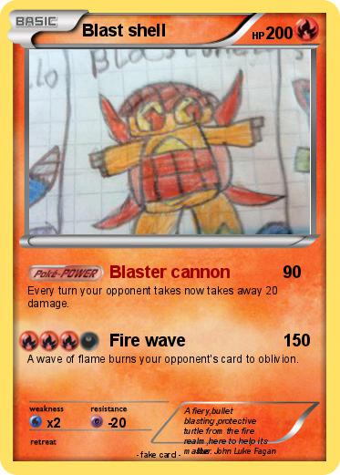 Pokemon Blast shell