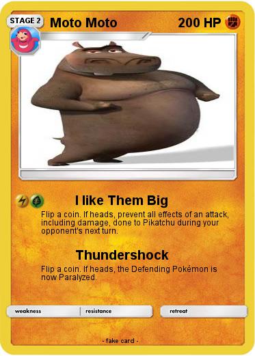 Pokemon Moto Moto