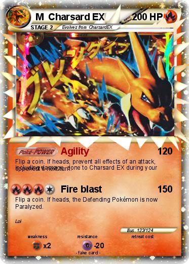 Pokemon M  Charsard EX