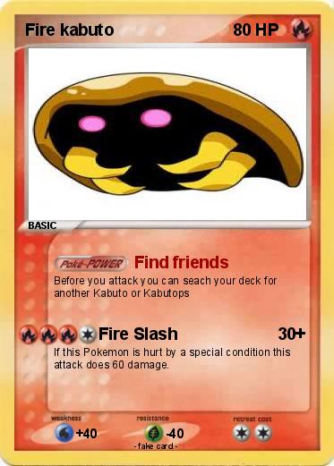 Pokemon Fire kabuto