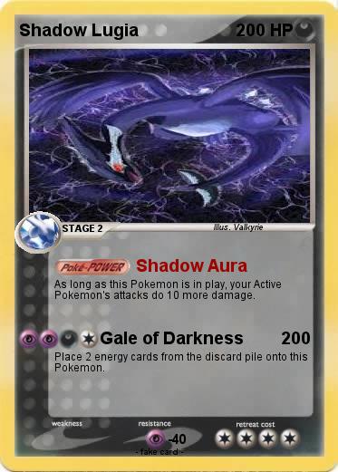 Pokemon Shadow Lugia