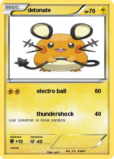 Pokemon detonate