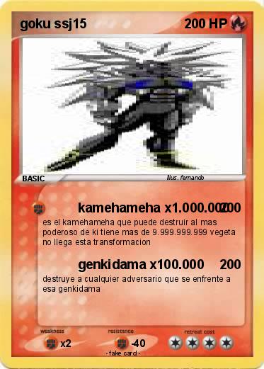Pokemon goku ssj15