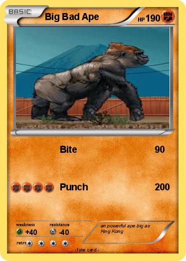 Pokemon Big Bad Ape