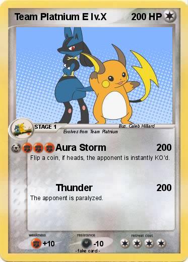 Pokemon Team Platnium E lv.X