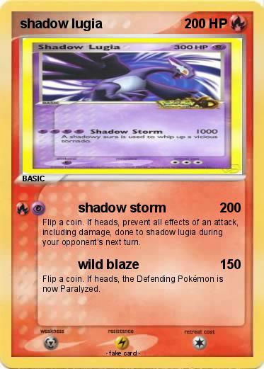 Pokemon shadow lugia