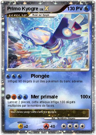 Pokemon Primo Kyogre