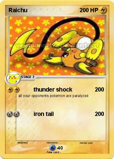 Pokemon Raichu