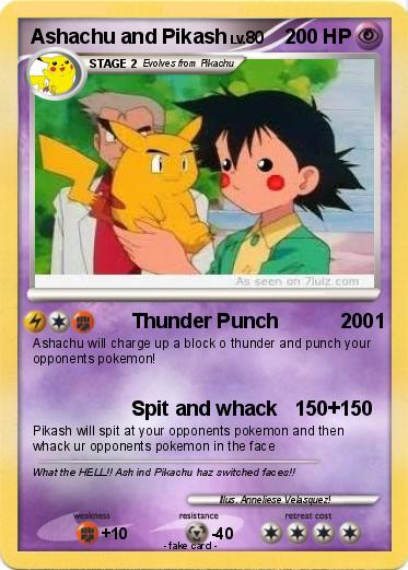 Pokemon Ashachu and Pikash