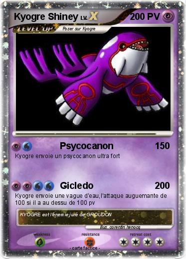 Pokemon Kyogre Shiney