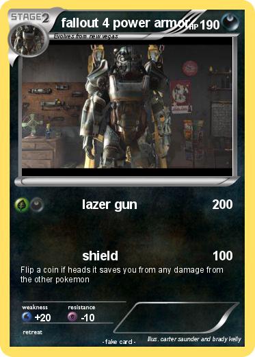 Pokemon fallout 4 power armor