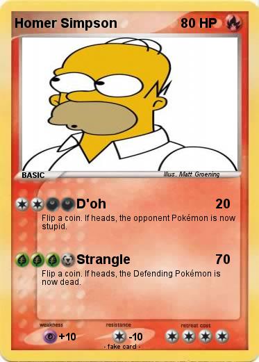Pokemon Homer Simpson