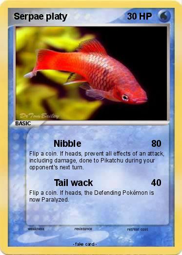 Pokemon Serpae platy