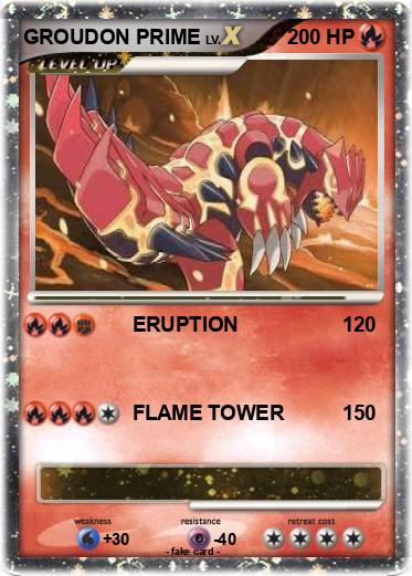 Pokemon GROUDON PRIME