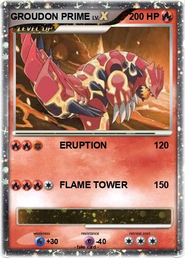 Pokemon GROUDON PRIME