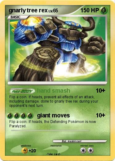 Pokemon gnarly tree rex
