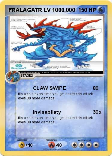 Pokemon FRALAGATR LV 1000,000