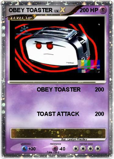 Pokemon OBEY TOASTER