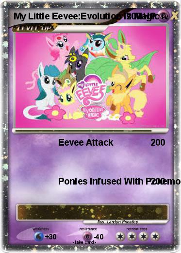 Pokemon My Little Eevee:Evolution Is Magic