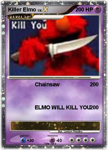 Pokemon Killer Elmo