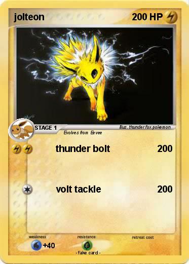 Pokemon jolteon