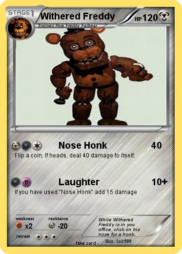 Pokemon Withered Freddy