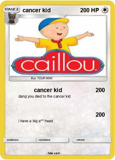 Pokemon cancer kid