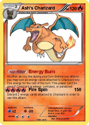 Pokemon Ash's Charizard